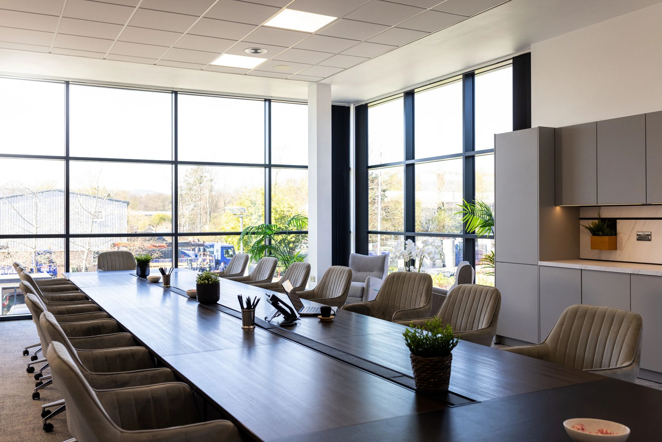 Conference room representing collaborative leadership